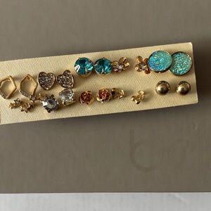 Kohl's Gold and Teal Earring Collection